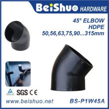 45 Degree HDPE Pipe Fitting Elbow with Single Socket